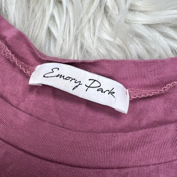 Emory Park Women's Pink Tiered Shift Dress Barbiecore - Picture 5 of 6